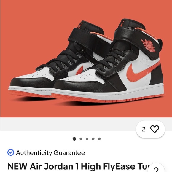 Jordan 1 High FlyEase Turf Orange USED (New selling for $300) Worn 4 times - Picture 9 of 10